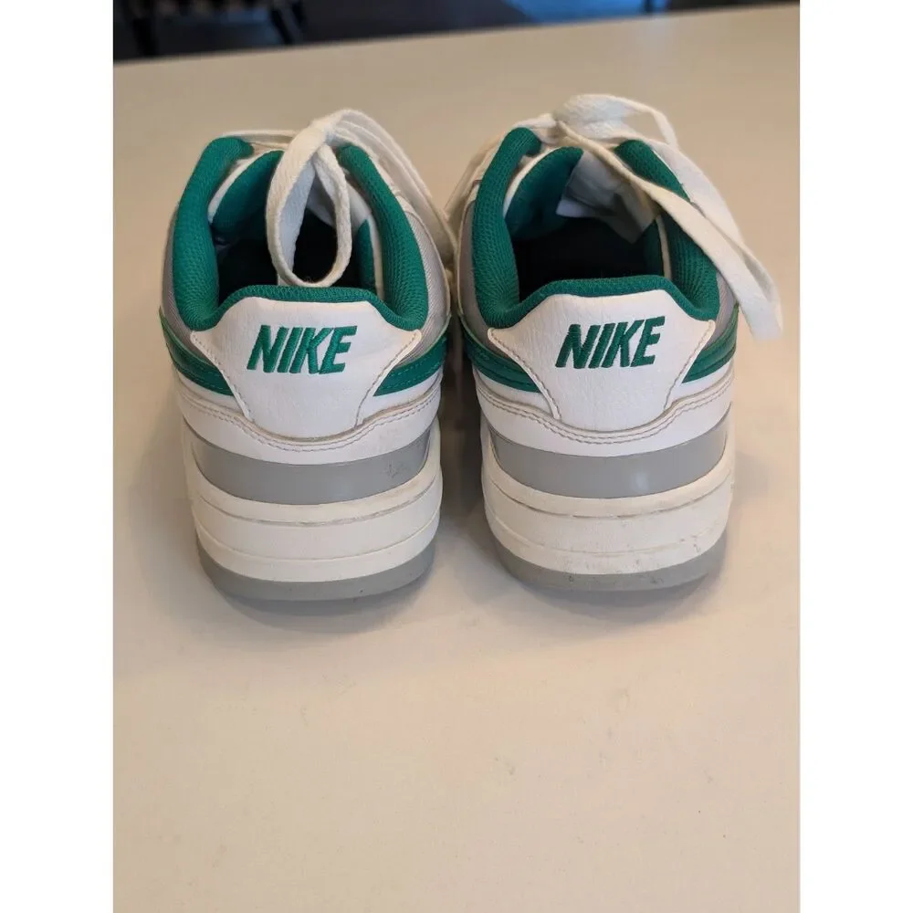 Nike Gamma Force Sail Fir Green Shoes | Women's 10 Retro Court Sneaker Old Money